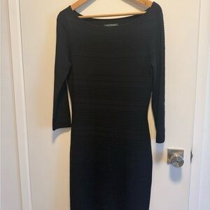 Lauren Ralph Lauren Party Elegant Black 3/4 length Sleeve Dress New Years